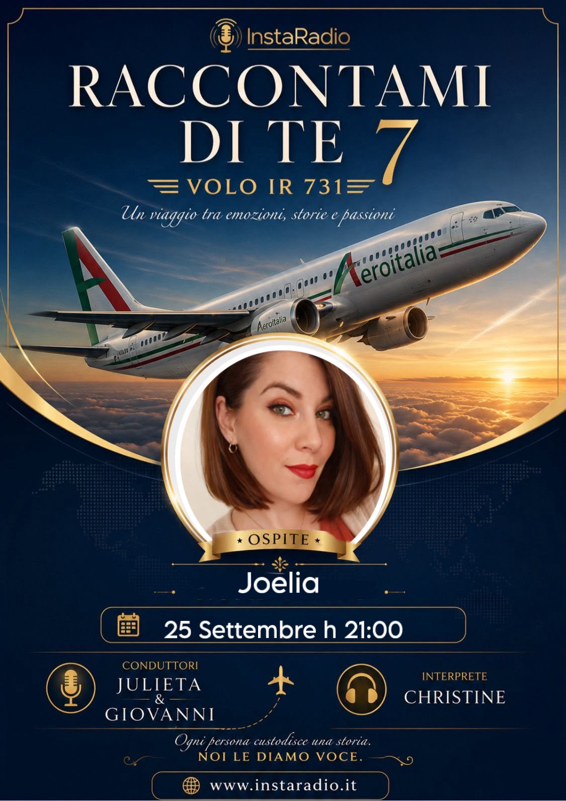 Joelia - Ospite del Volo IR 731