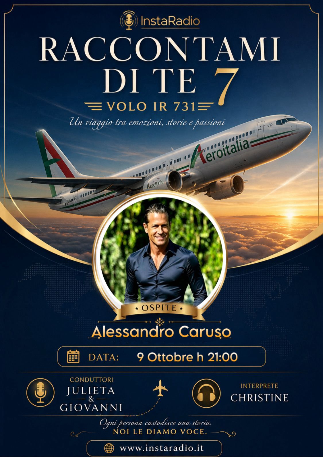 Alessandro Caruso - Ospite del Volo IR 731