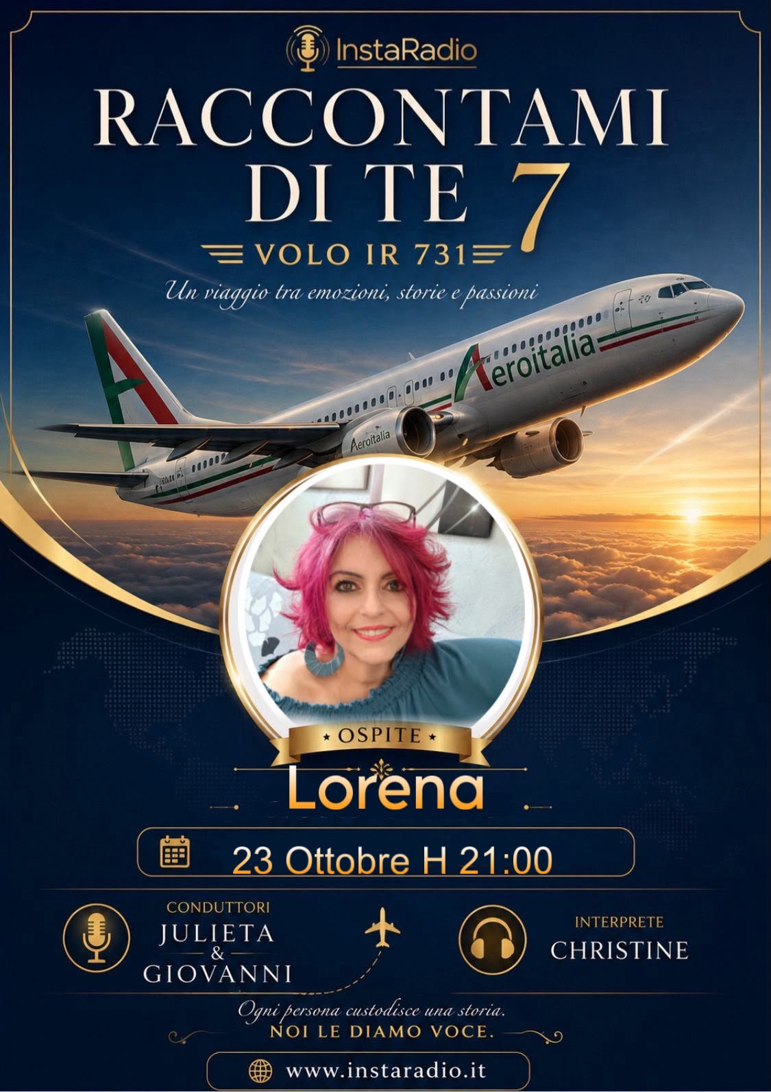 Loredana - Ospite del Volo IR 731